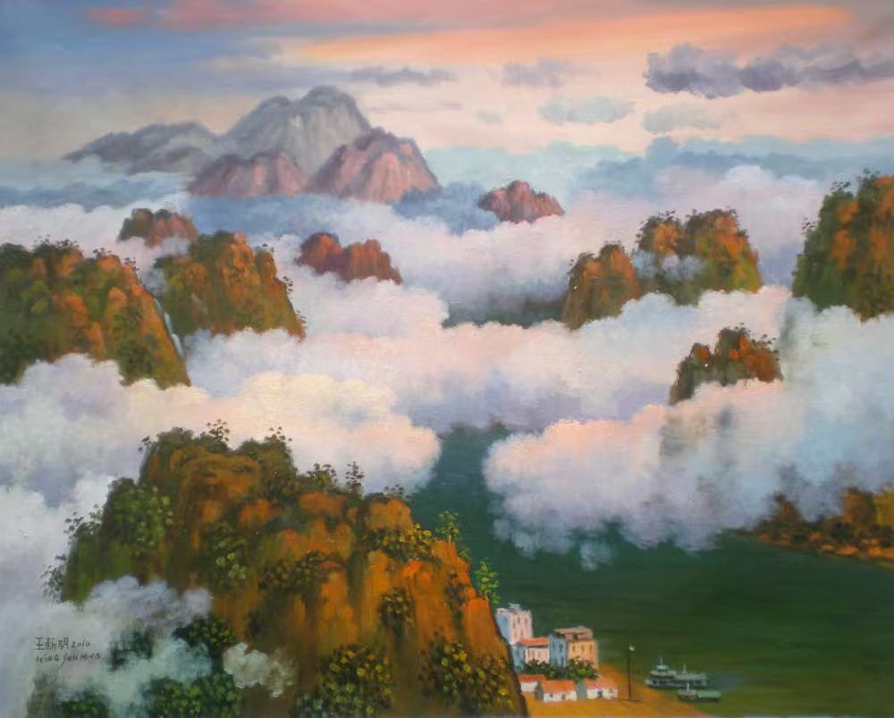 Dawn over a Sea of Cloud