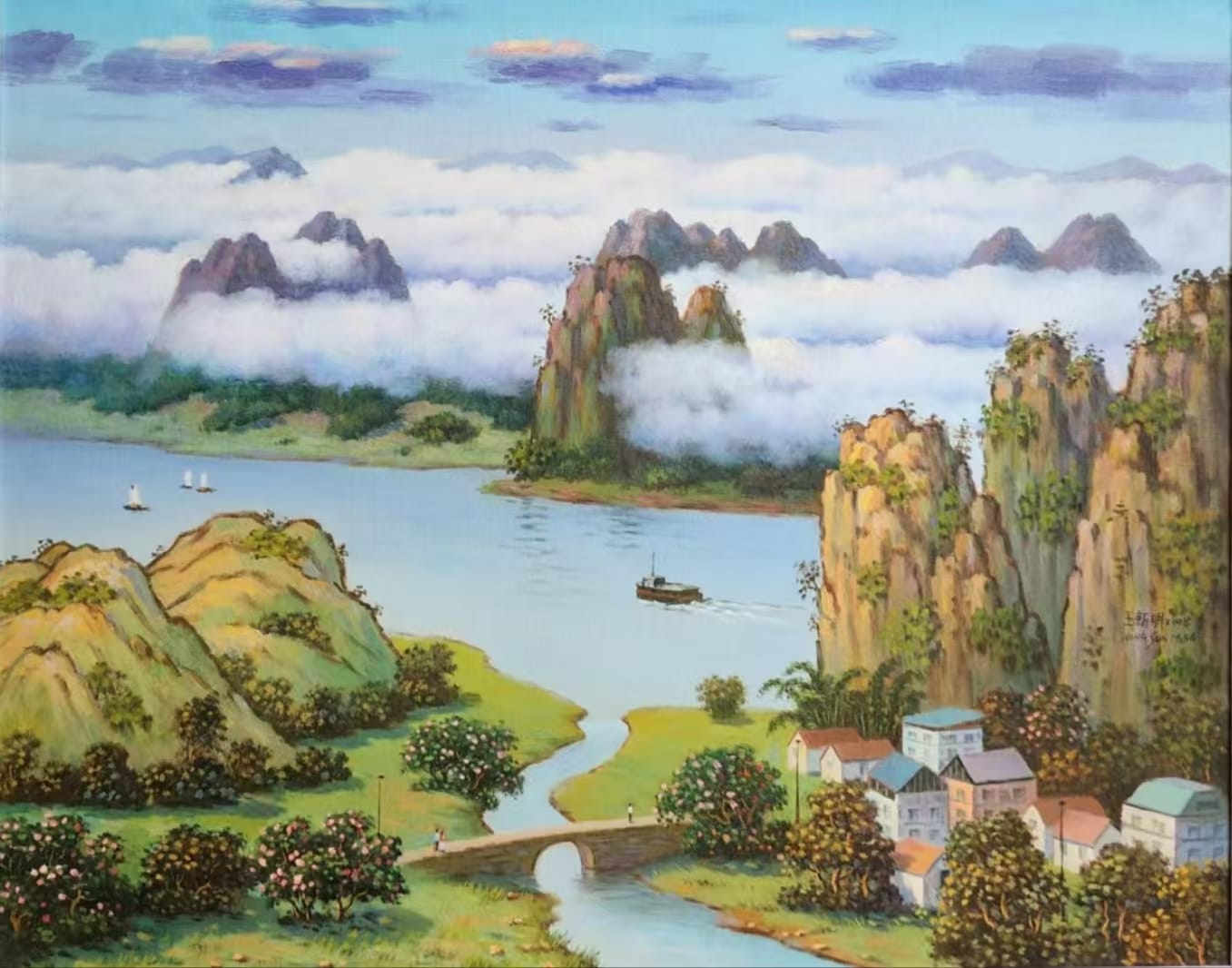 Houses by the River